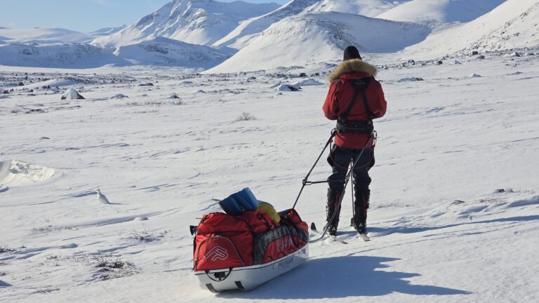 Talvematka varustus pakituna