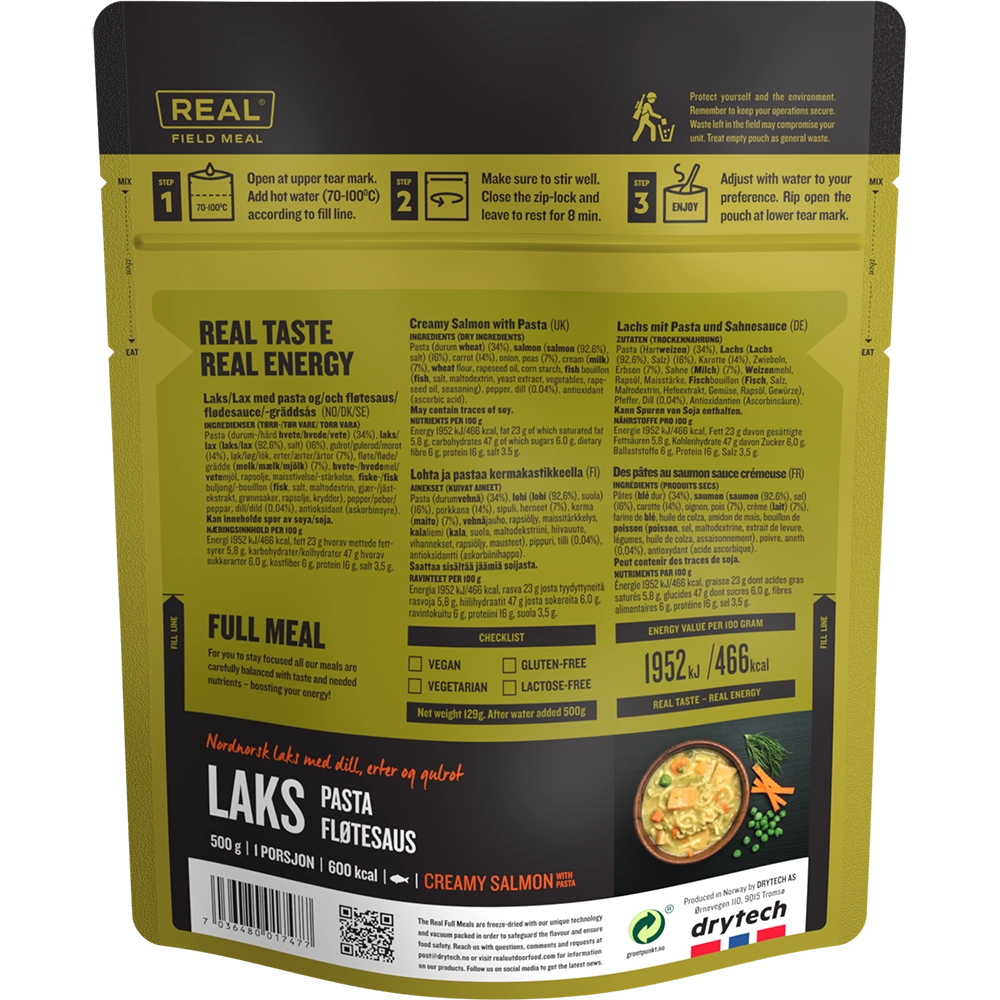 REAL Field Meal Koorene lõhepasta roog 601kcal - Image 4