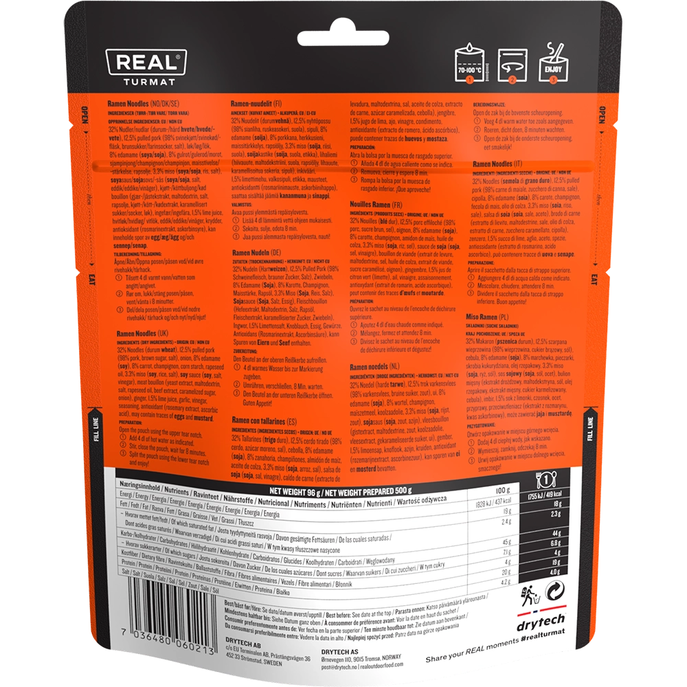 REAL TURMAT Ramen with Noodles 419kcal - Image 4