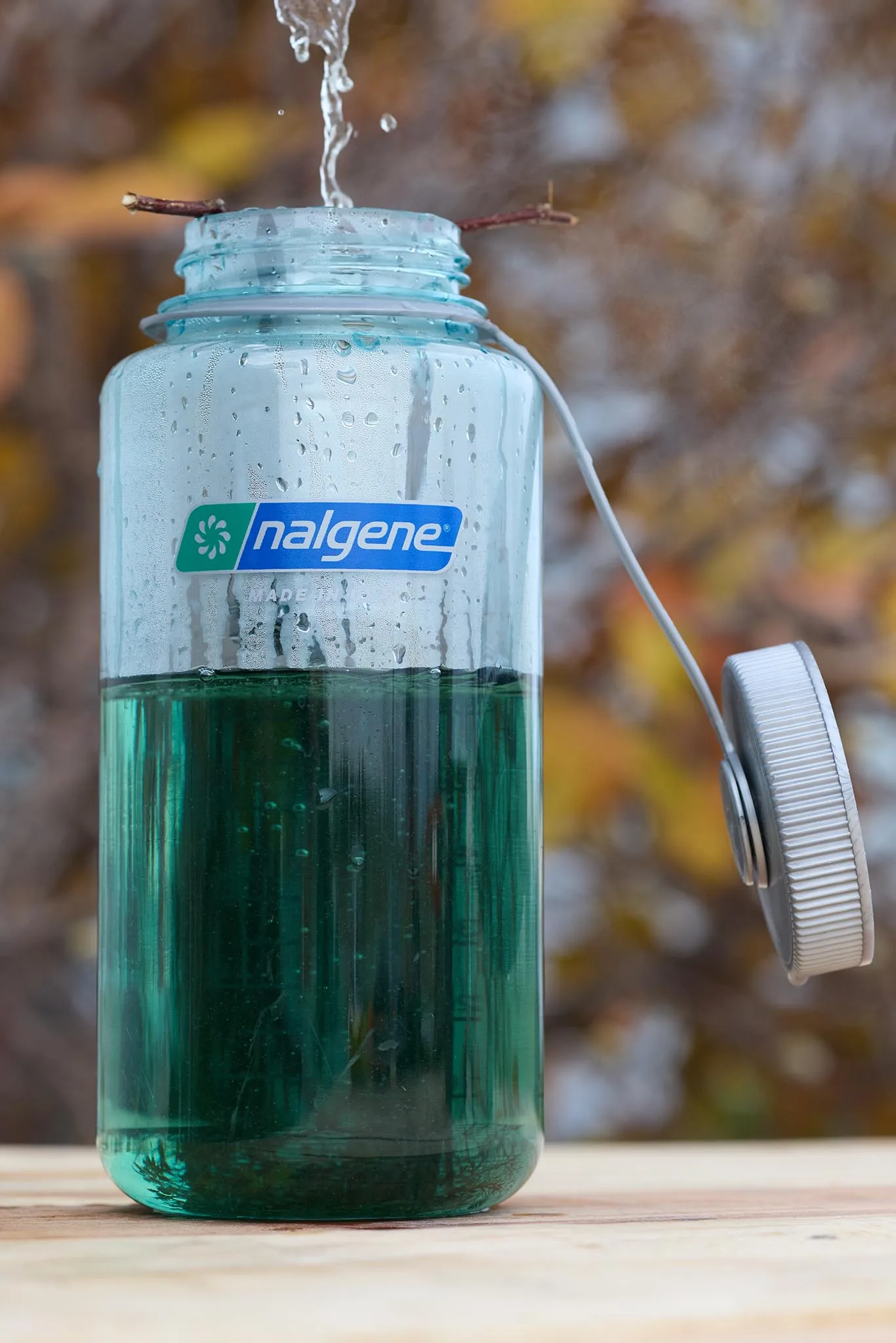 Nalgene 32oz Wide Mouth Sustain Jade - Image 4