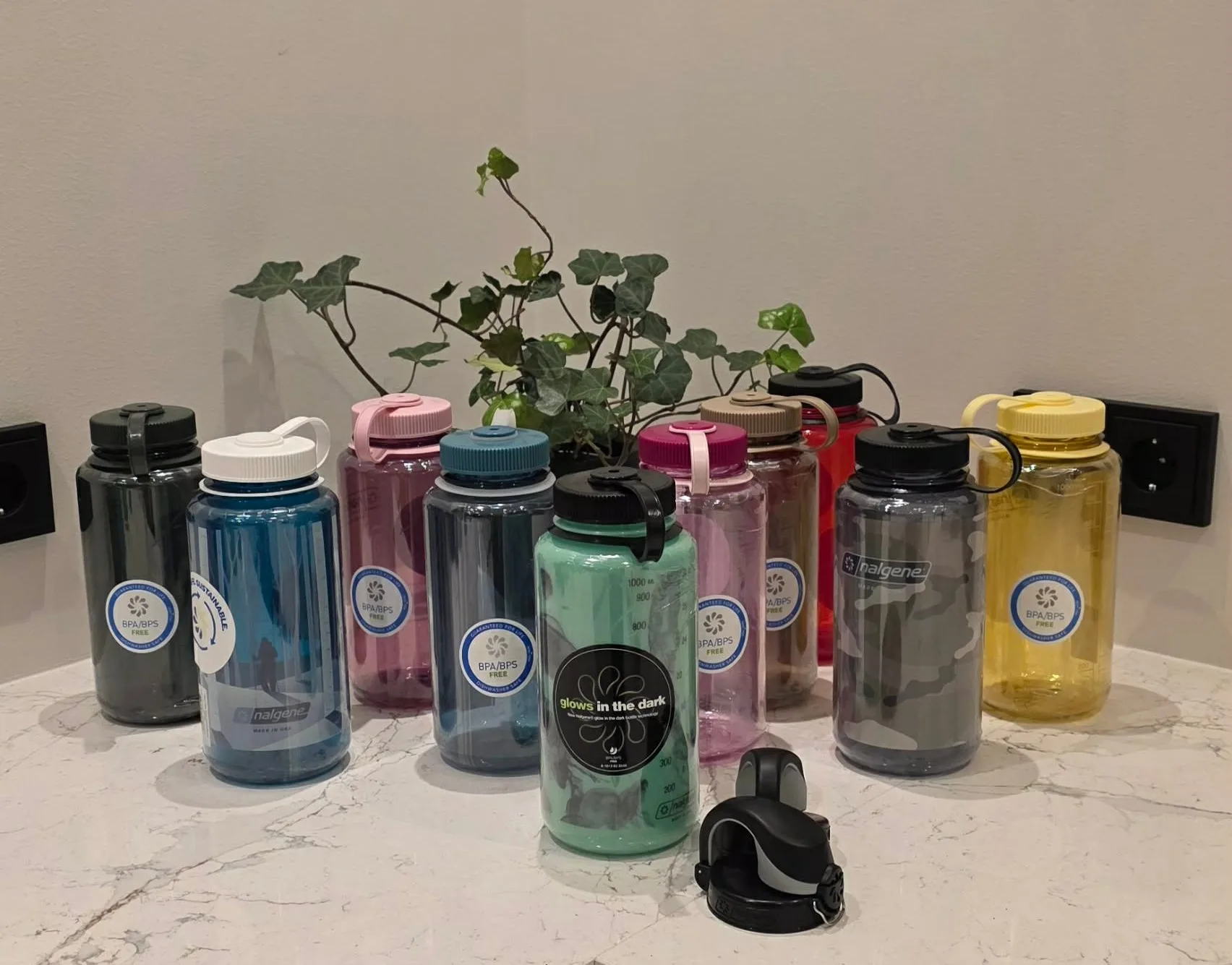 Nalgene 32oz/1l Wide Mouth Butter Sustain - Image 3